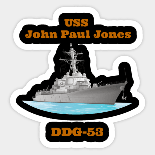 John Paul Jones DDG-53 Destroyer Ship Sticker